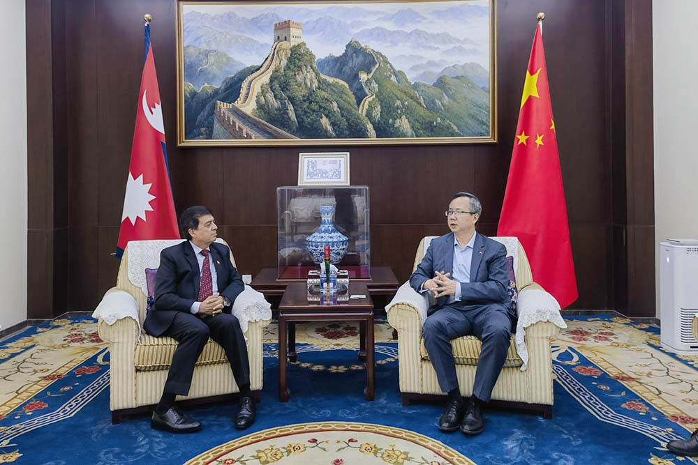 FNCCI President Dhakal, Chinese Ambassador discuss prospect of investment, tourism development